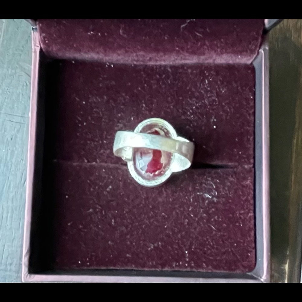 Silver Ruby Ring - image 3